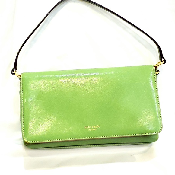 kate spade Handbags - Authentic Lime Green Kate Spade Small Shoulder Bag
